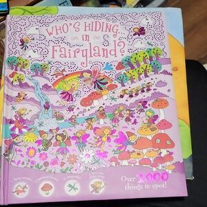 Who's Hiding in Fairyland? Pink Children's Search-and-Find Book
